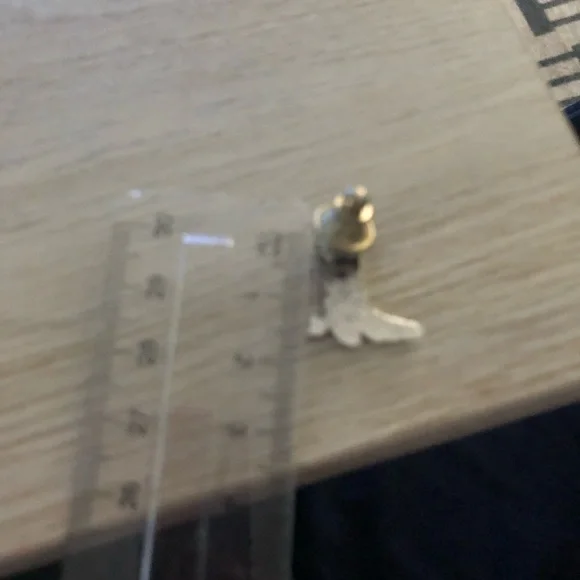 Western Cowboy Boot Silver toned Star Blue Accent Pin - Picture 3 of 3